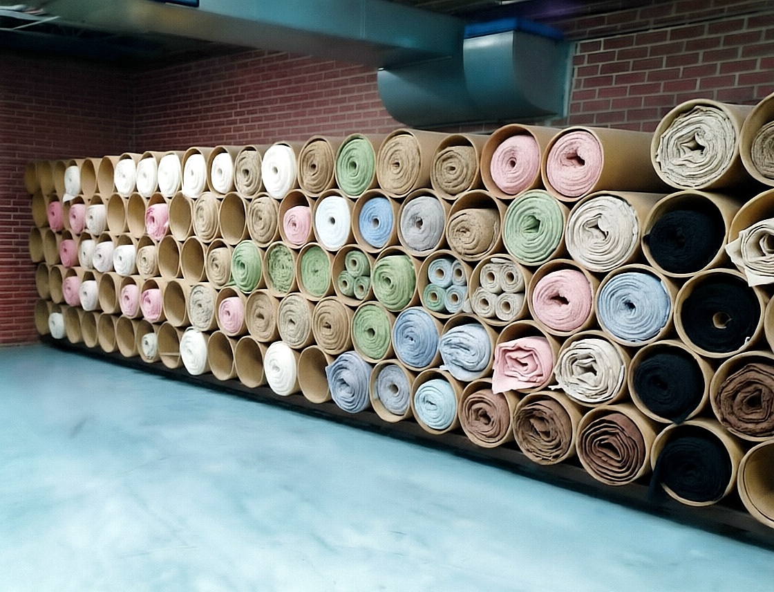 Hanleide Furniture fabric warehouse — 20000 meters of upholstery fabrics in stock